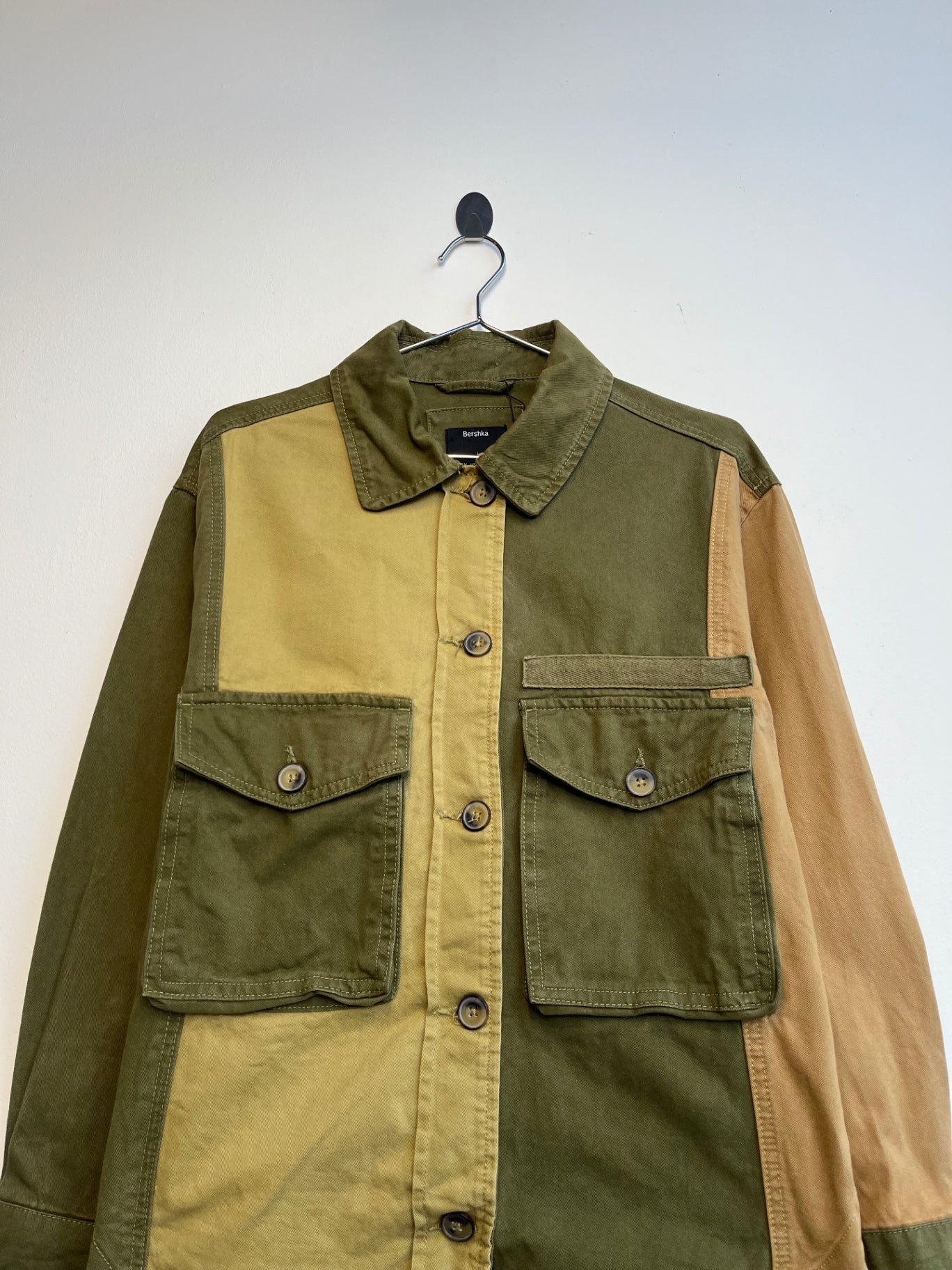 Bershka Green Shacket