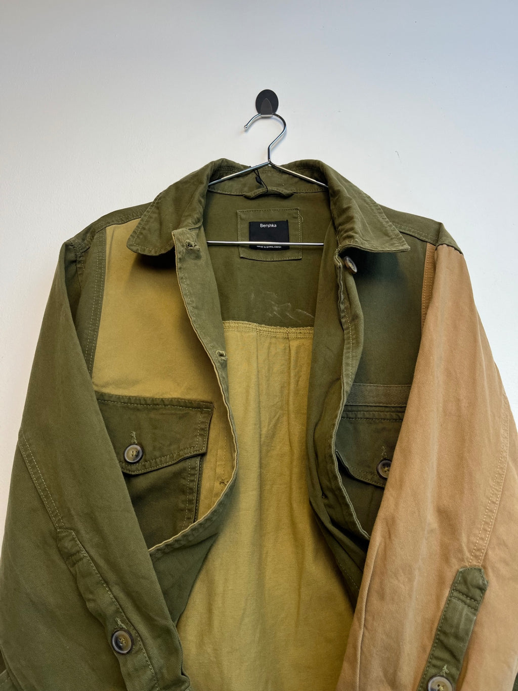 Bershka Green Shacket