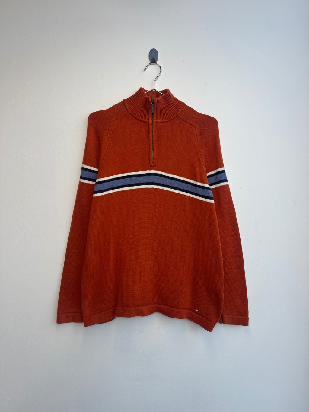Tommy Hilfiger Orange Quarter Zip