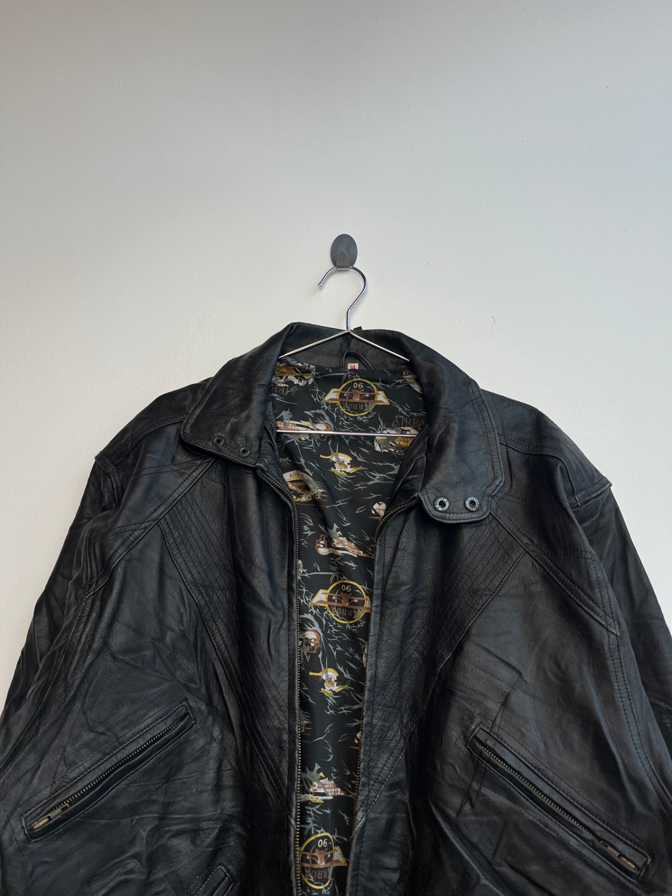 Arrow Leather Bomber