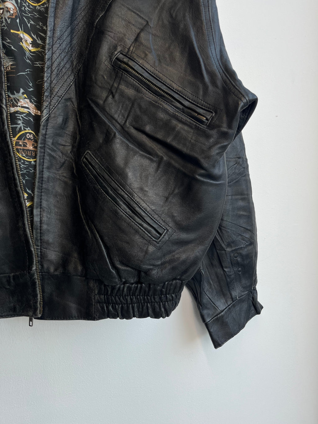 Arrow Leather Bomber