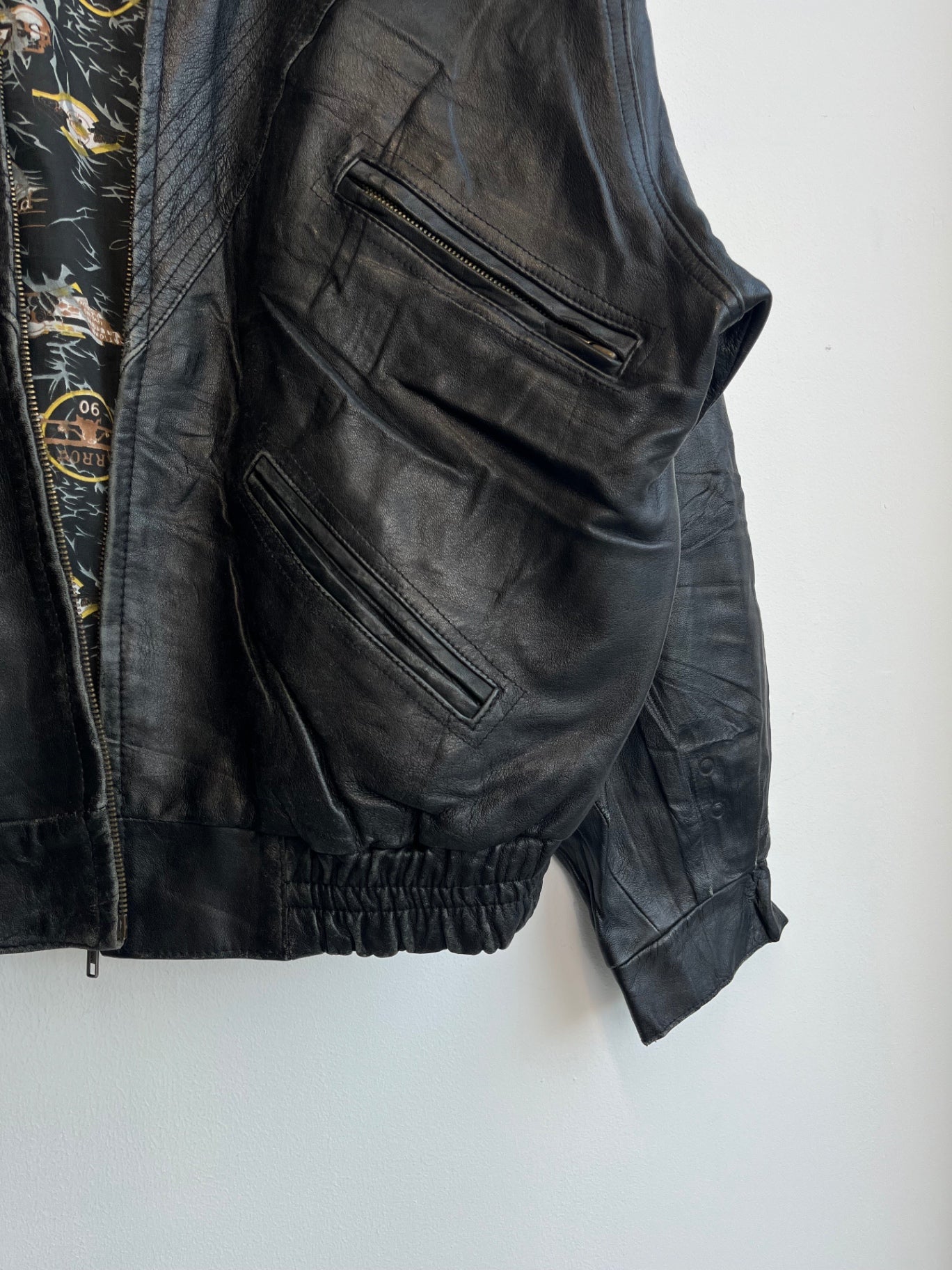 Arrow Leather Bomber