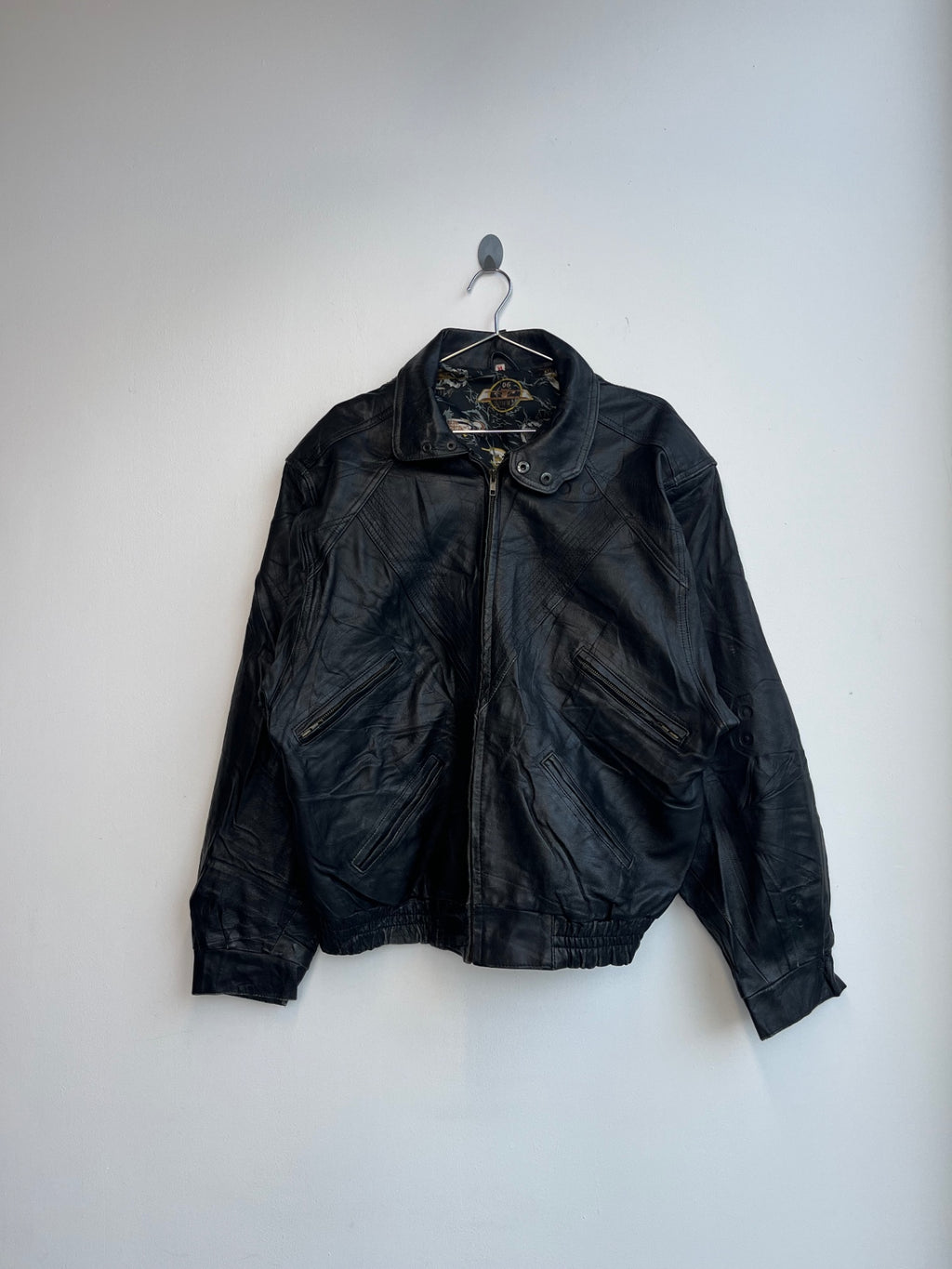 Arrow Leather Bomber