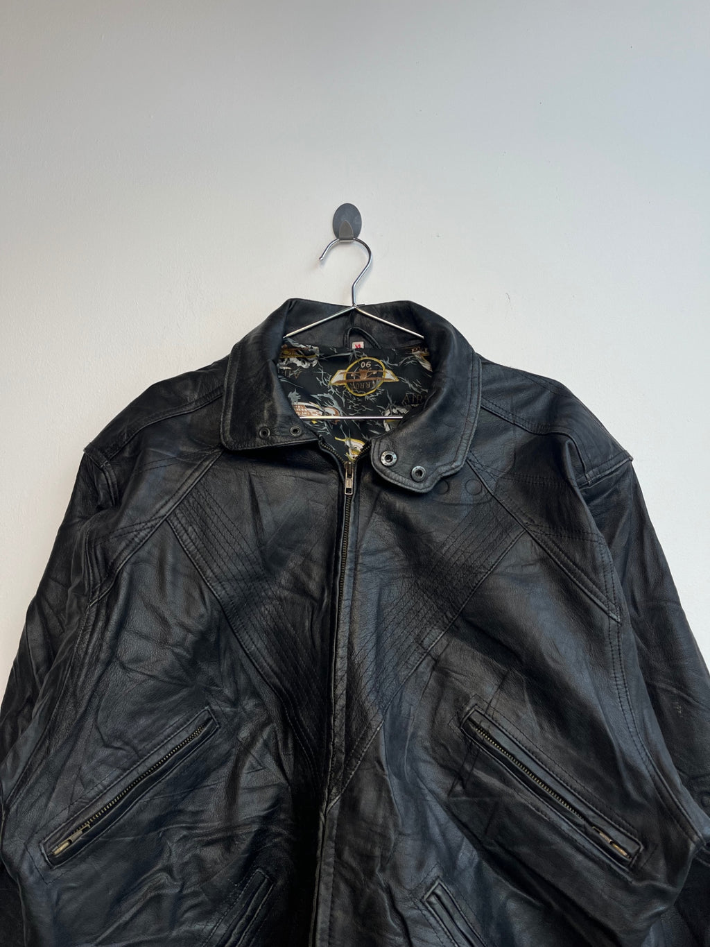 Arrow Leather Bomber