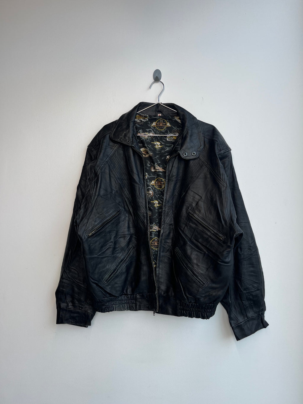 Arrow Leather Bomber