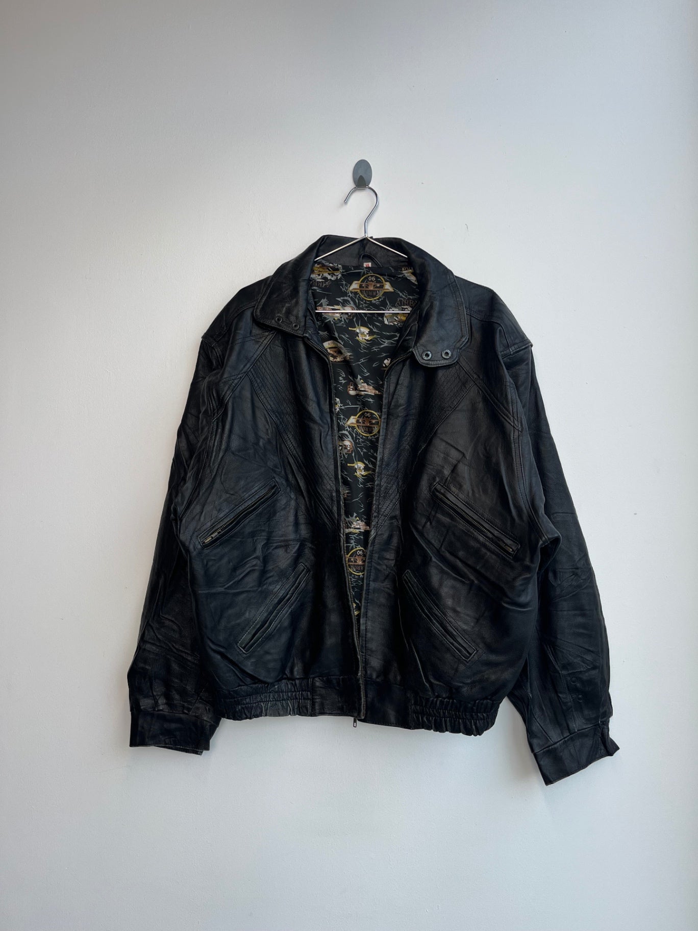 Arrow Leather Bomber
