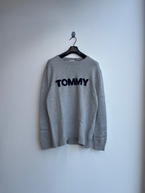 Tommy Hilfiger Grey Knit Crewneck