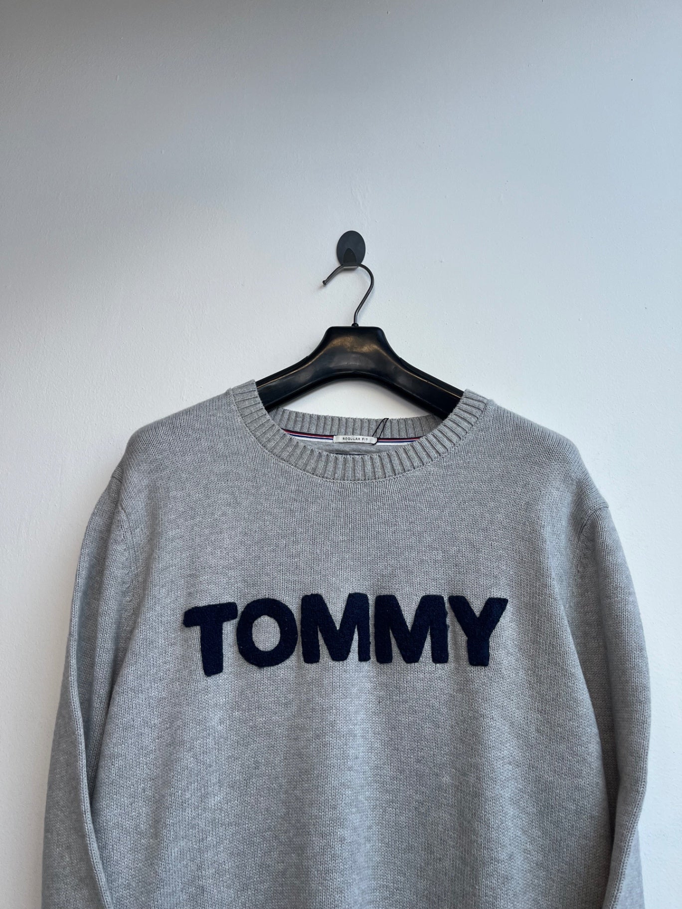 Tommy Hilfiger Grey Knit Crewneck