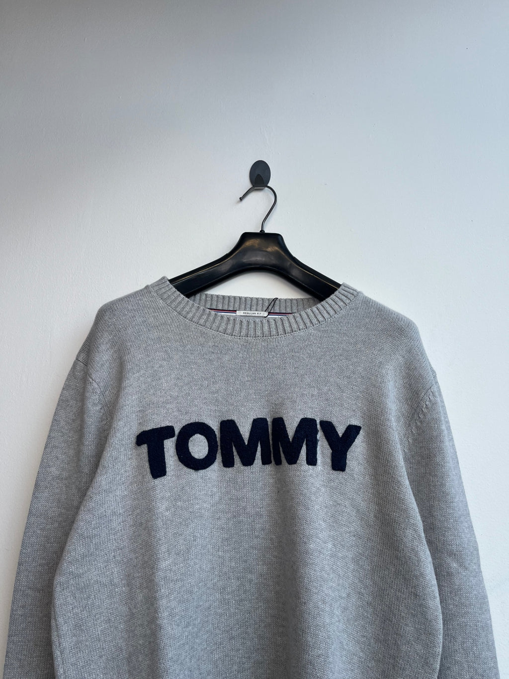 Tommy Hilfiger Grey Knit Crewneck