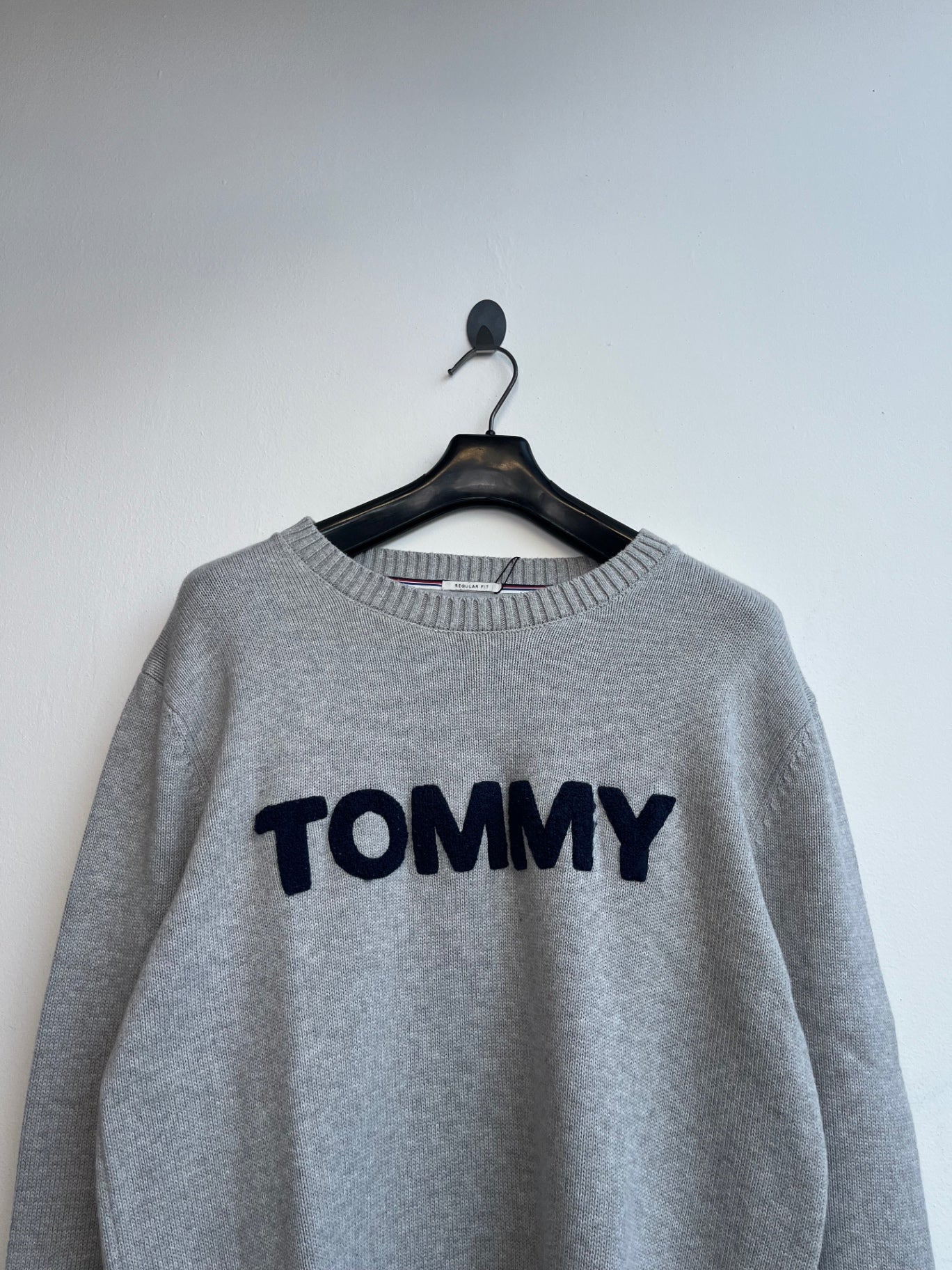 Tommy Hilfiger Grey Knit Crewneck