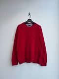 Tommy Hilfiger Red Knit Crewneck