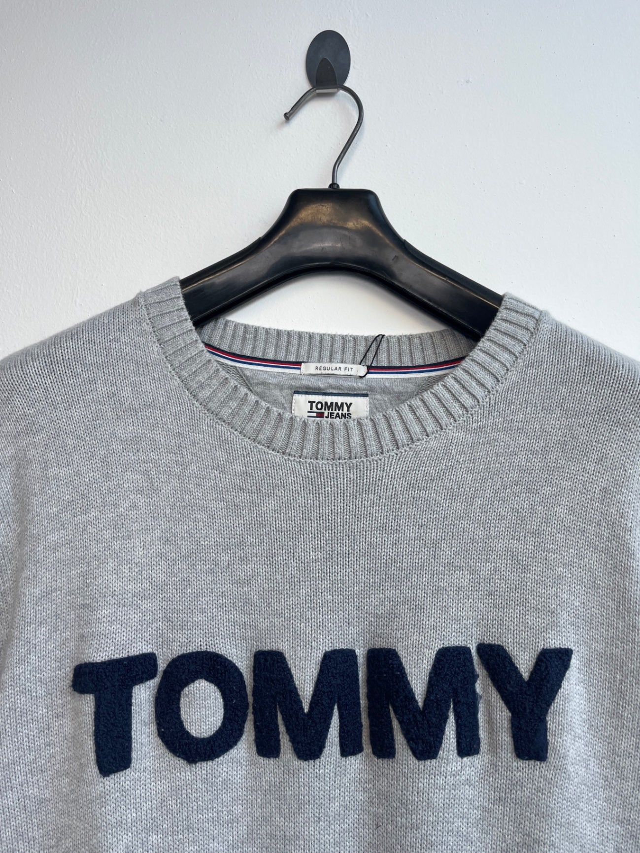 Tommy Hilfiger Grey Knit Crewneck