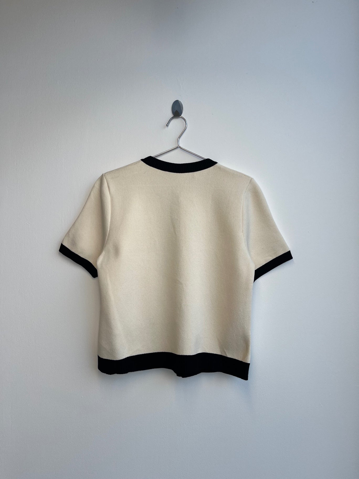 Cream Button Up Top