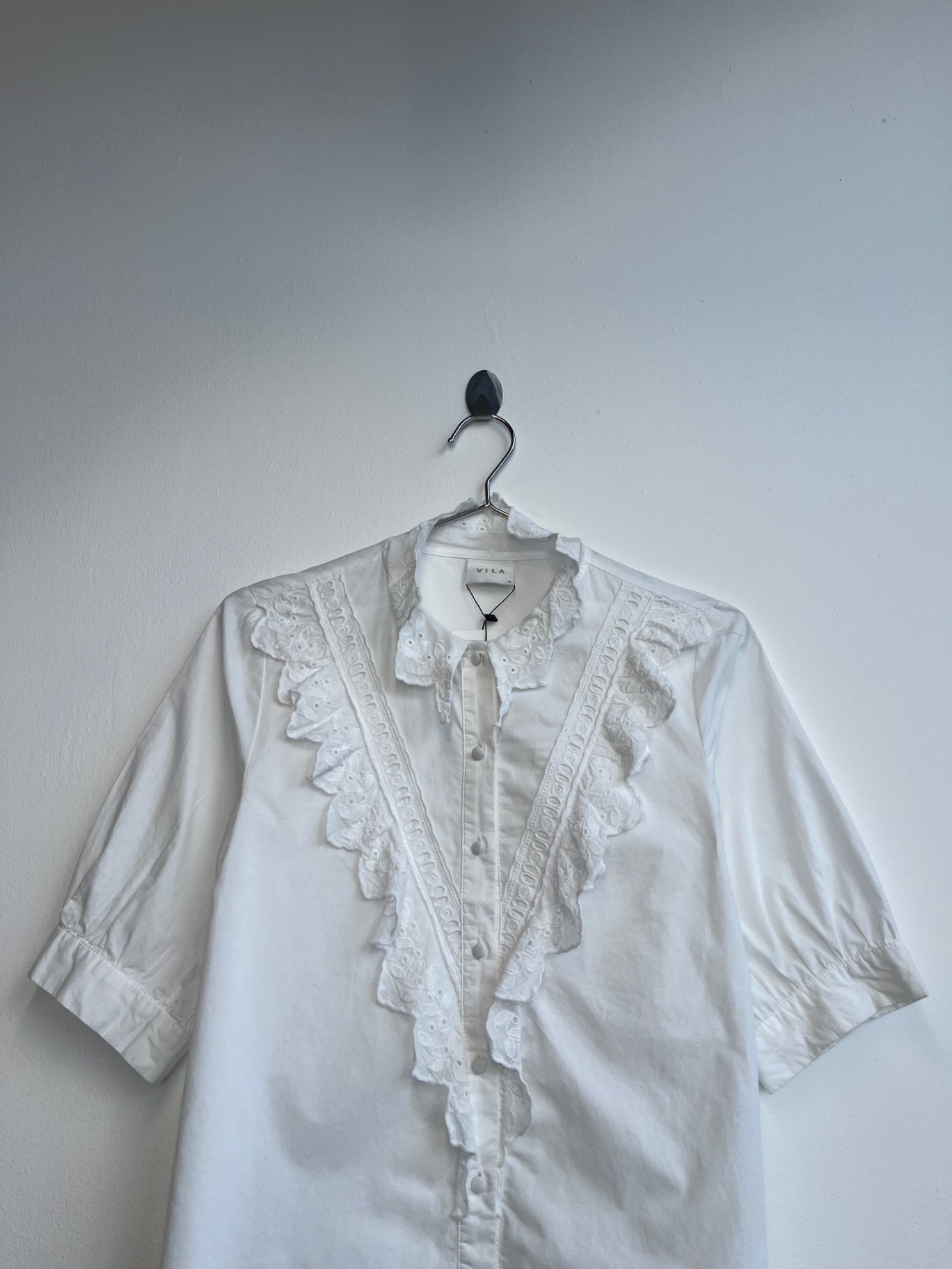 Vila Lace Button Up Shirt