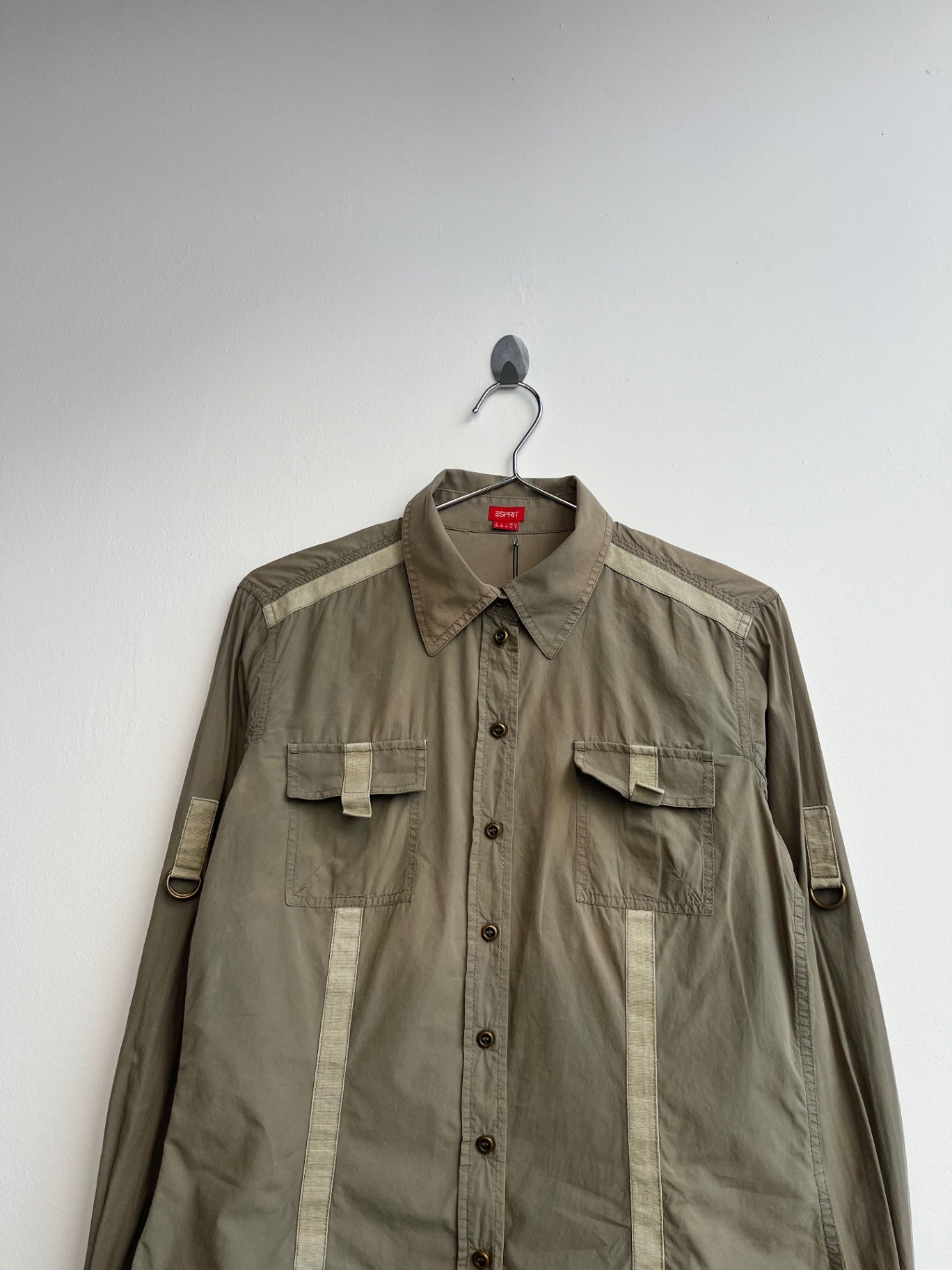 Esprit Army Green Shirt