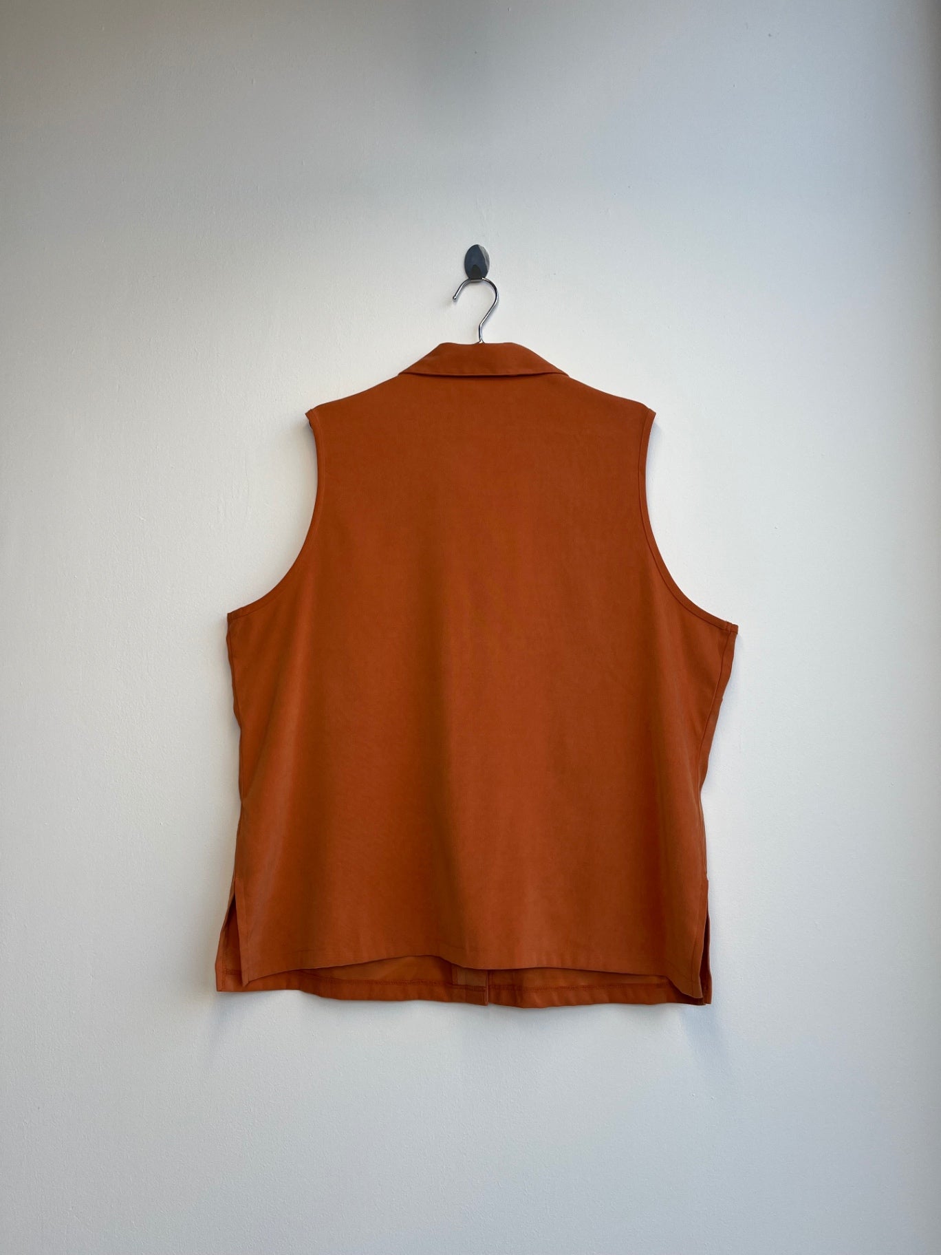Fabiani Orange Button Down Vest