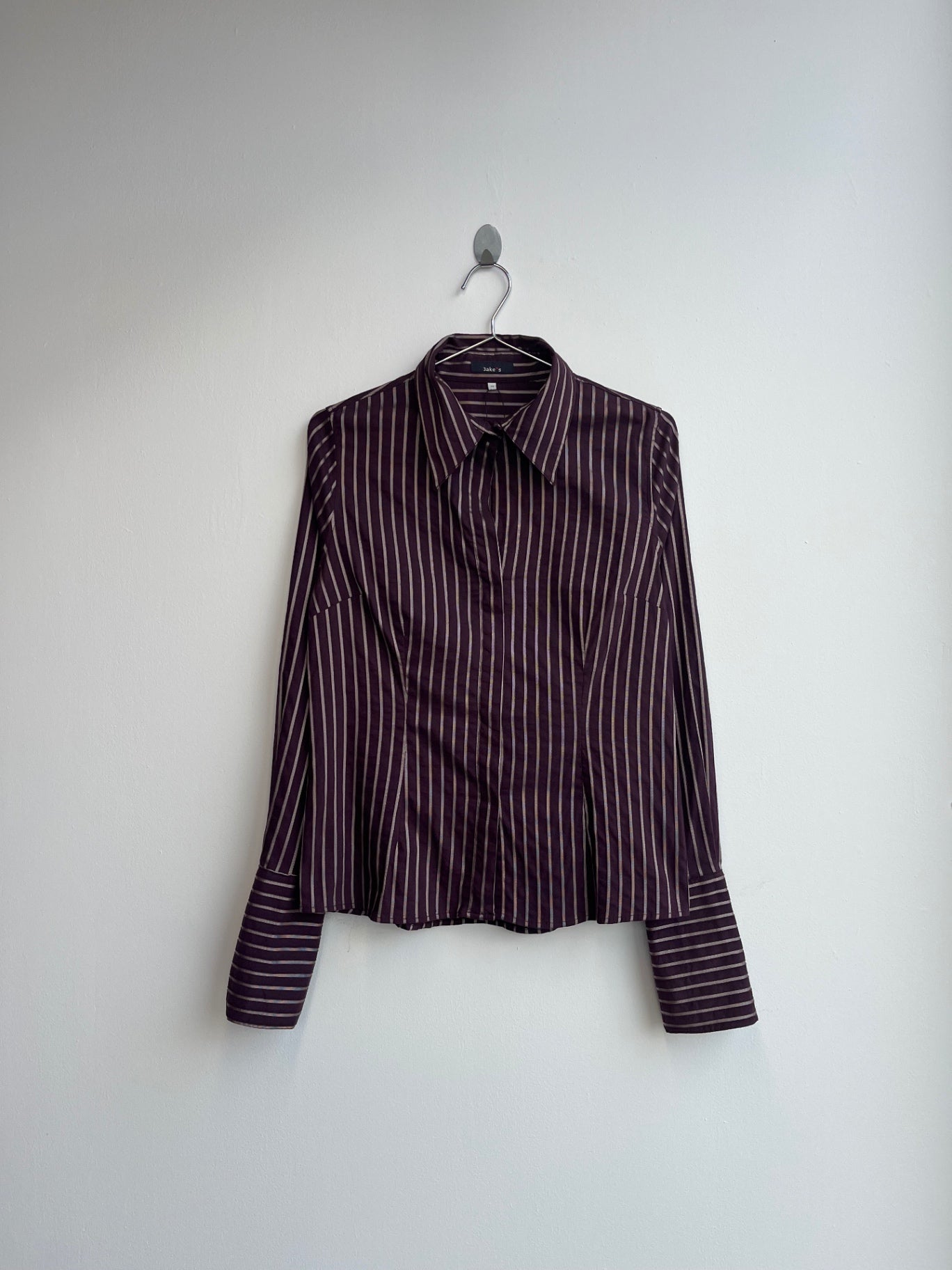 Jakes Purple Stripe Shirt