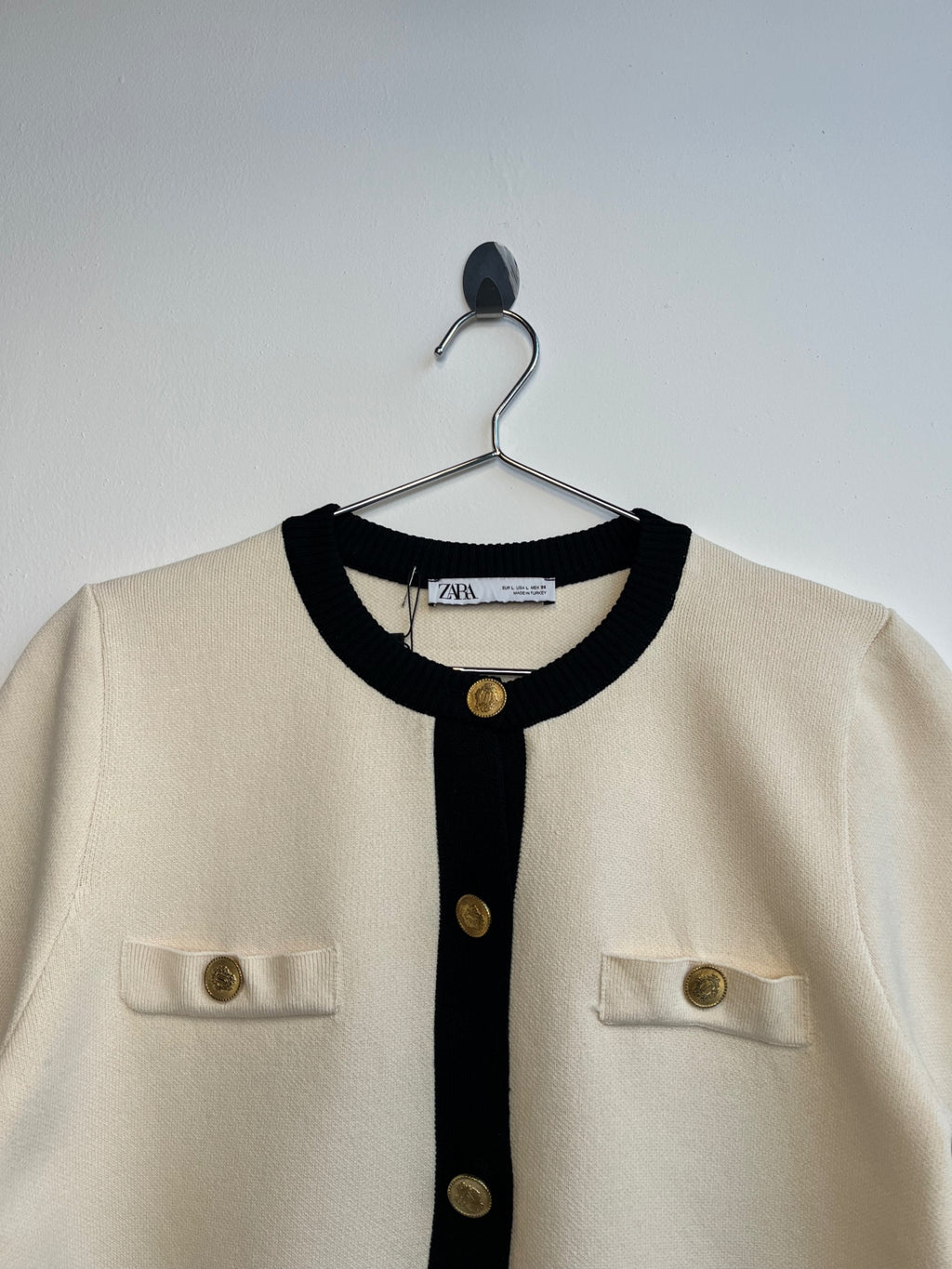 Cream Button Up Top