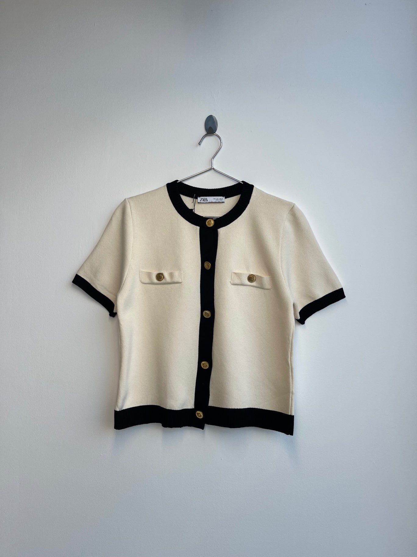 Cream Button Up Top