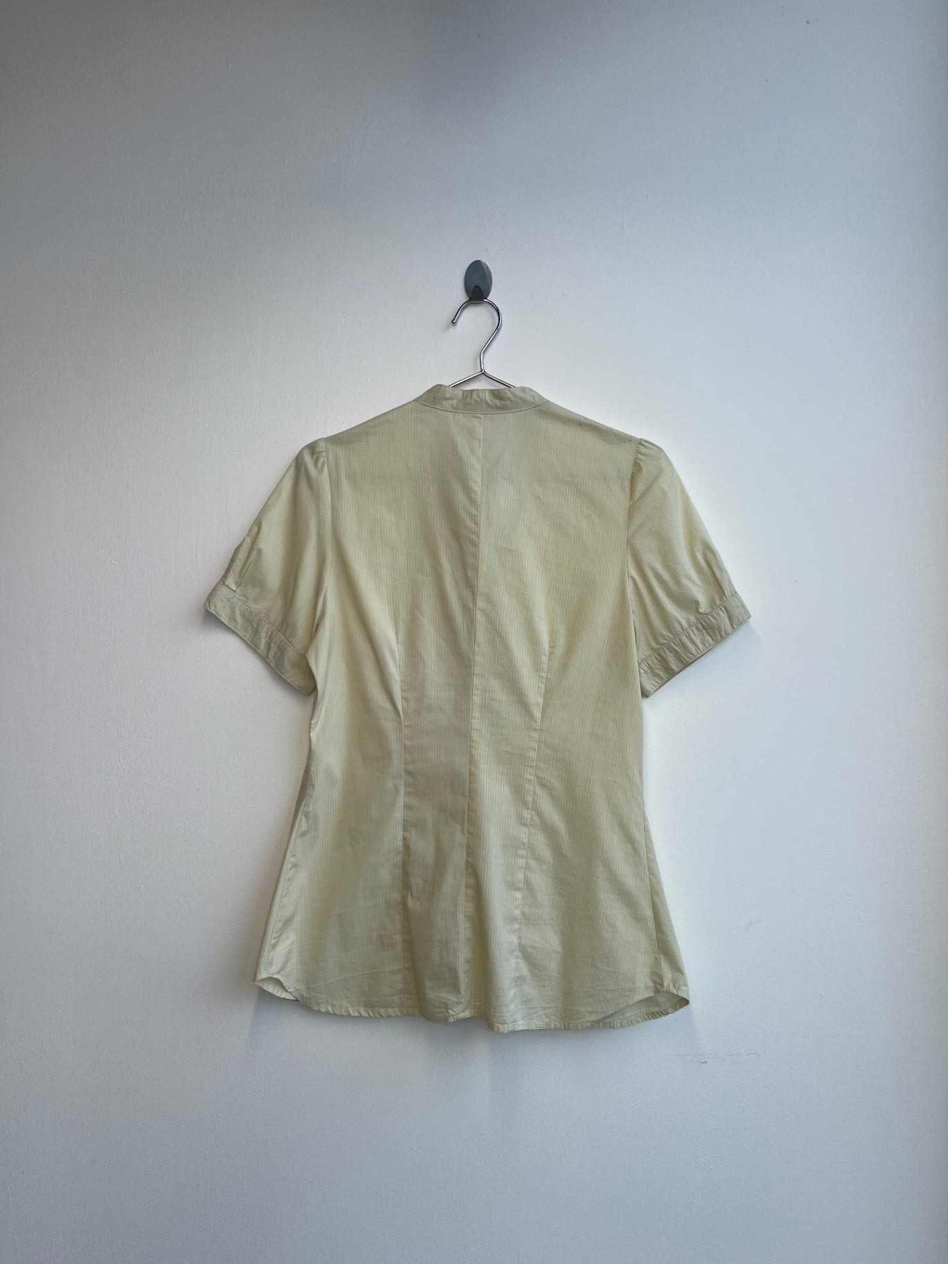 Negative Yellow Stripe Shirt