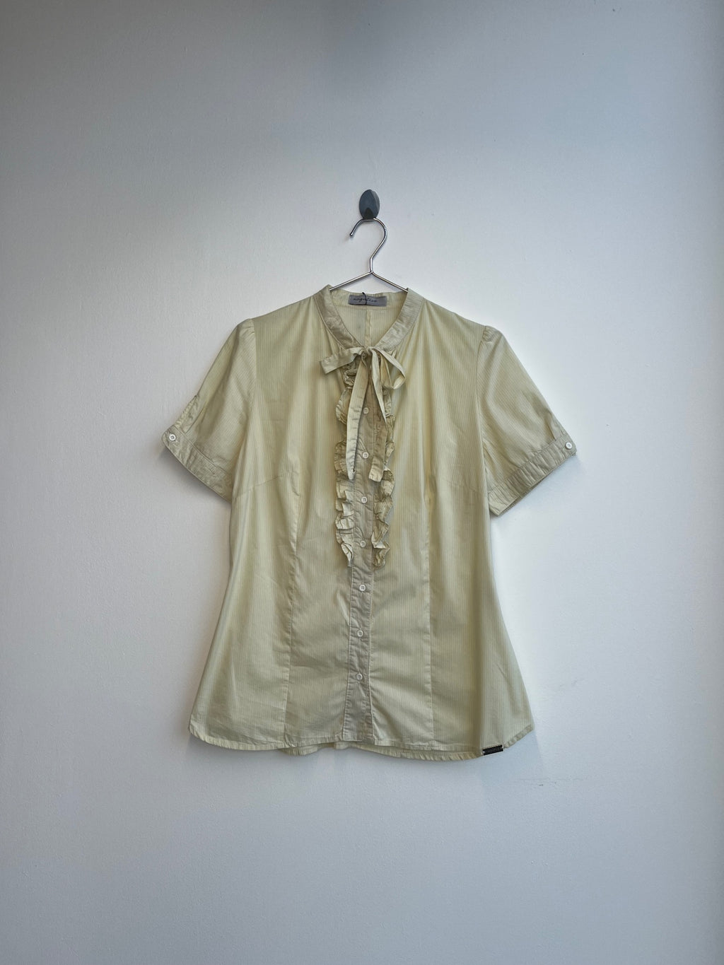 Negative Yellow Stripe Shirt