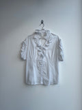 White Ruffle Shirt