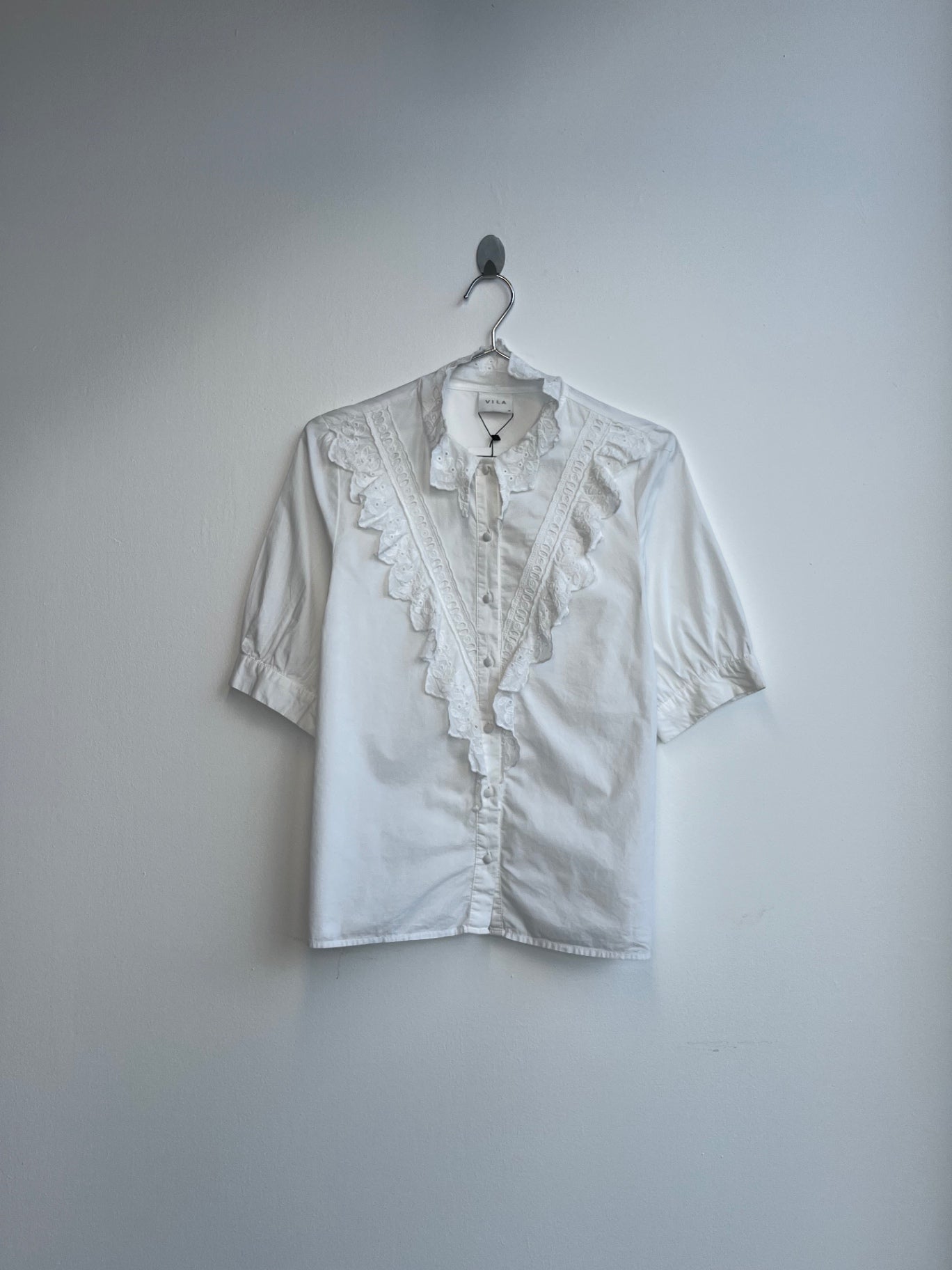 Vila Lace Button Up Shirt