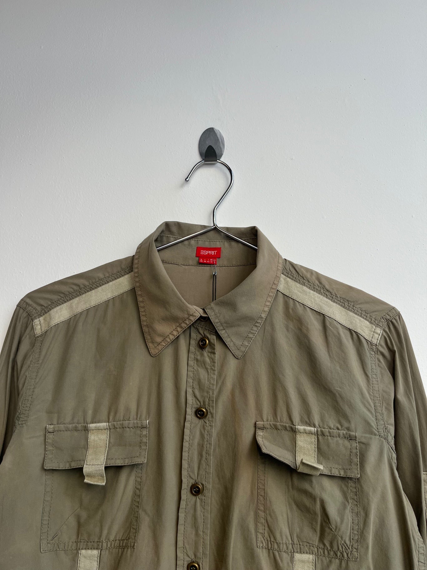 Esprit Army Green Shirt
