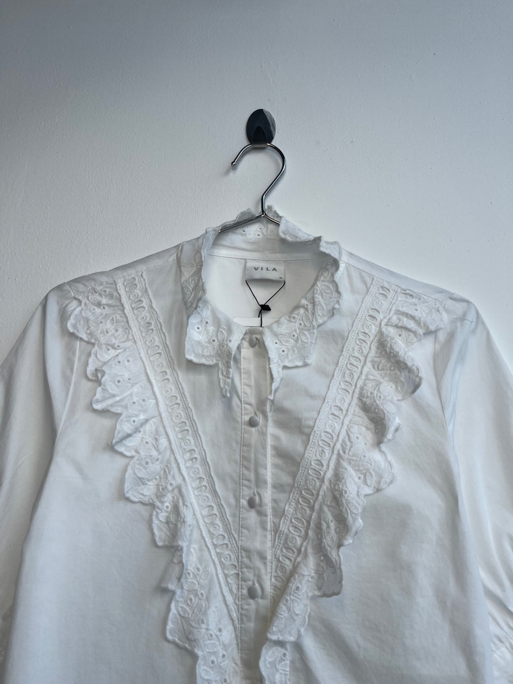 Vila Lace Button Up Shirt