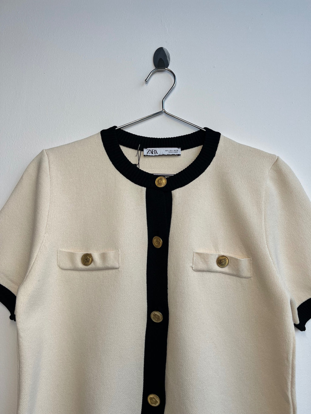 Cream Button Up Top