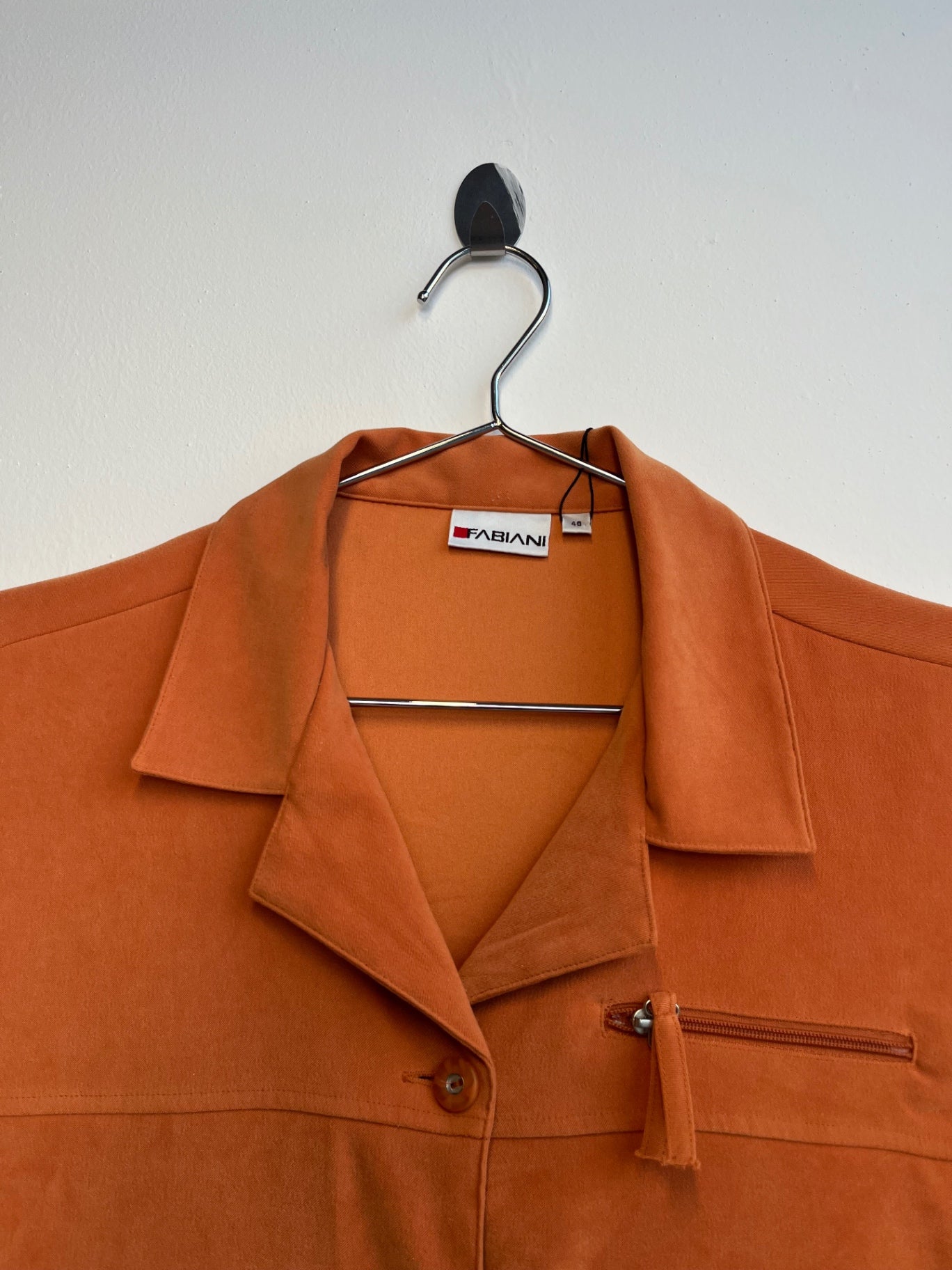 Fabiani Orange Button Down Vest