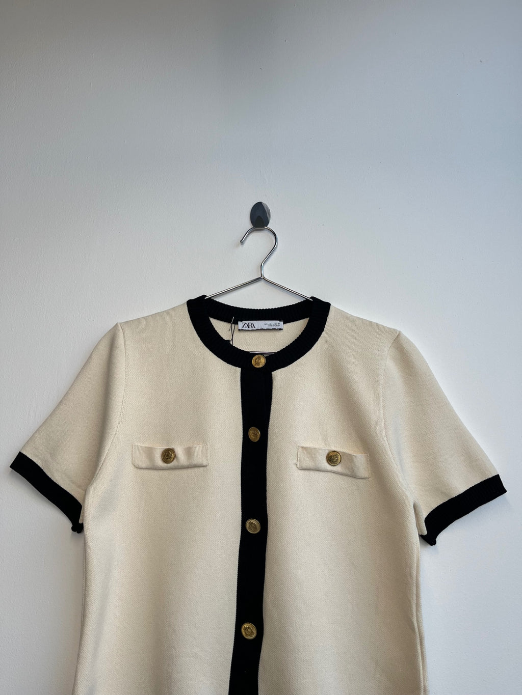 Cream Button Up Top