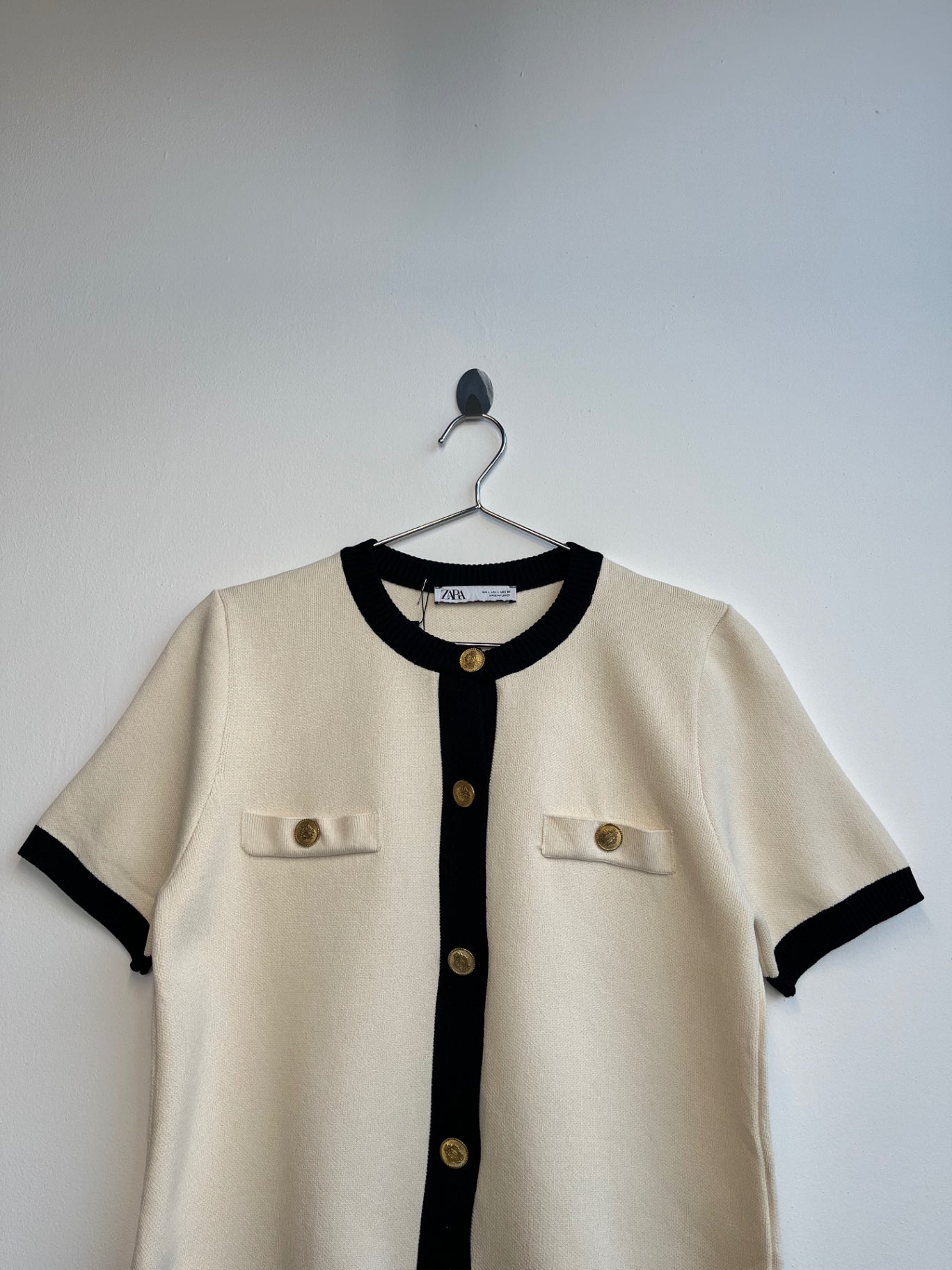 Cream Button Up Top