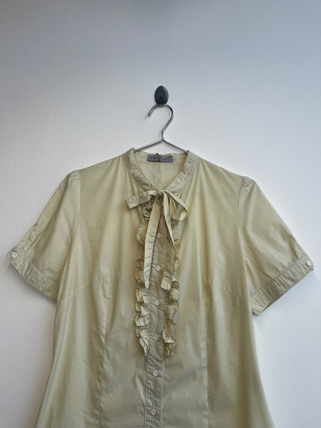 Negative Yellow Stripe Shirt