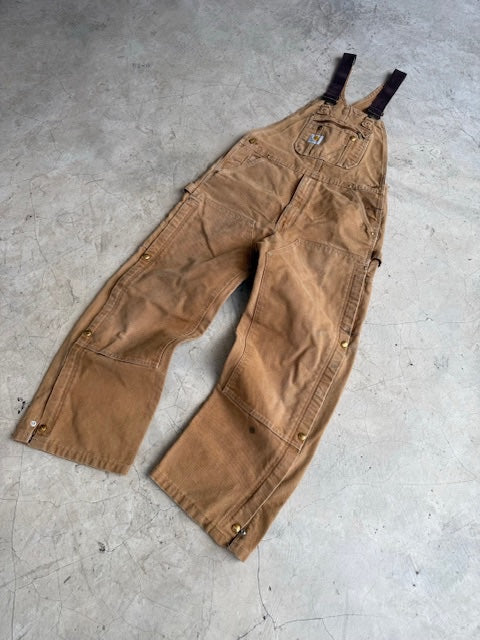 Carhartt Tan Canvas Bib