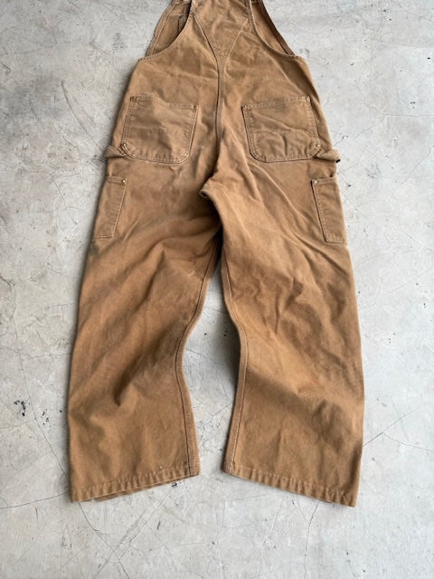 Carhartt Tan Canvas Bib
