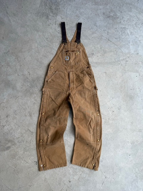 Carhartt Tan Canvas Bib