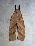 Carhartt Tan Canvas Bib
