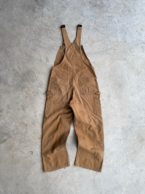 Carhartt Tan Canvas Bib