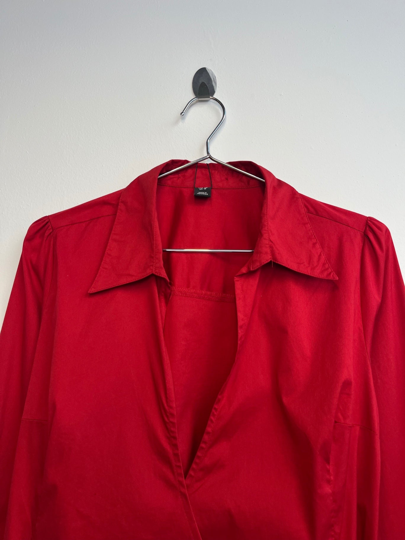 Red Wrap Shirt
