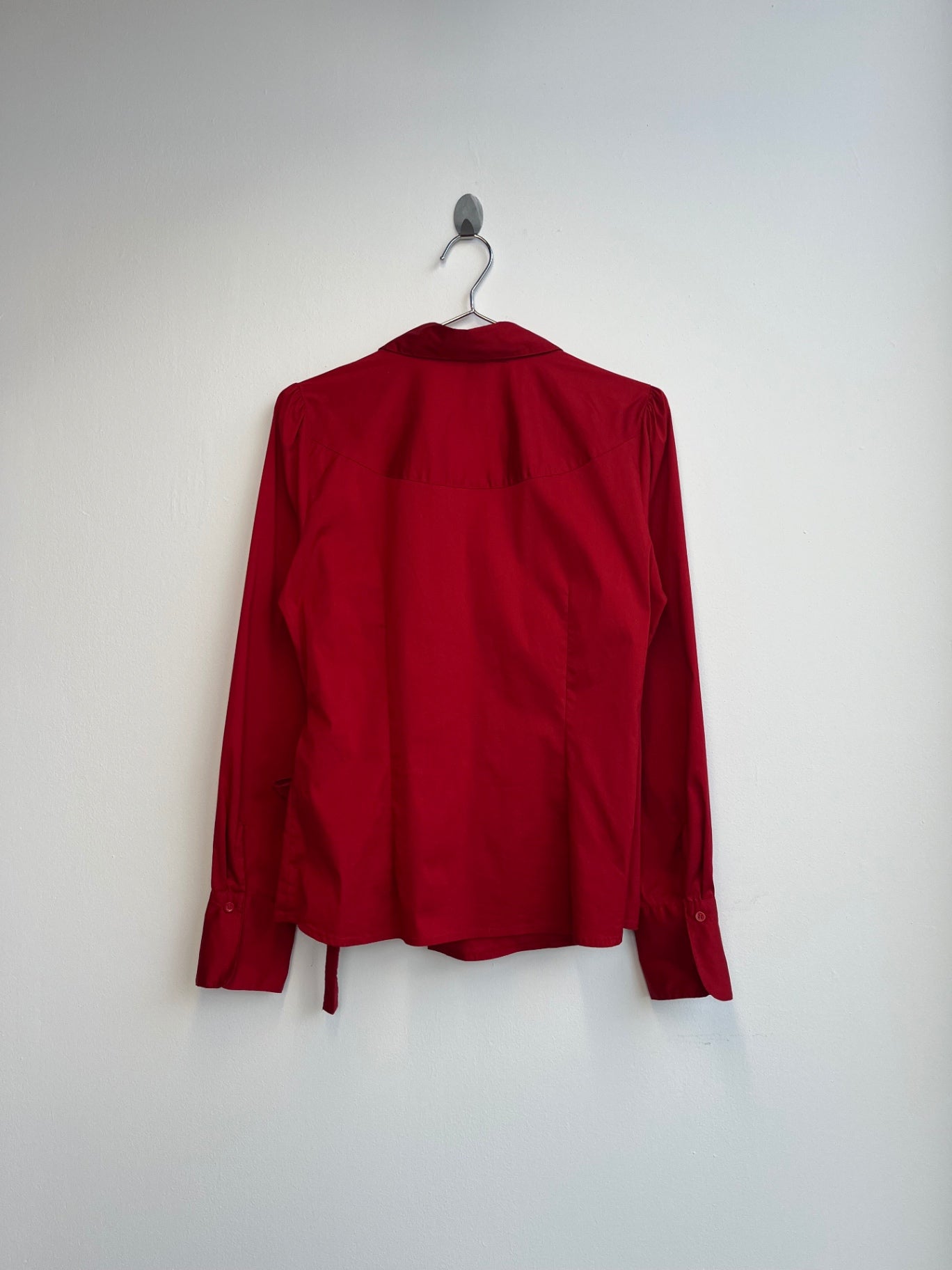 Red Wrap Shirt
