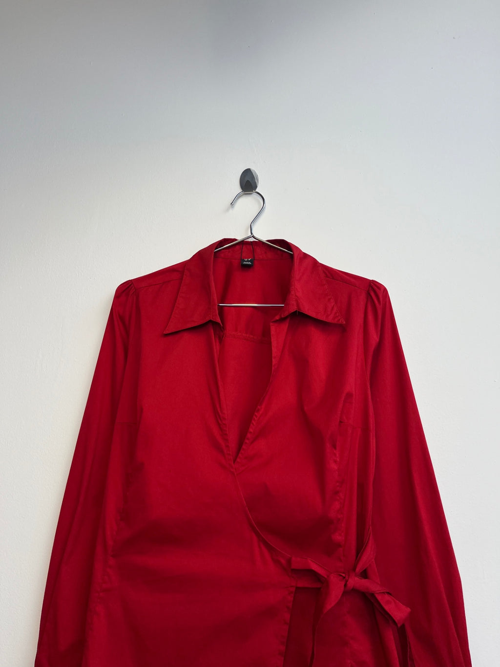 Red Wrap Shirt