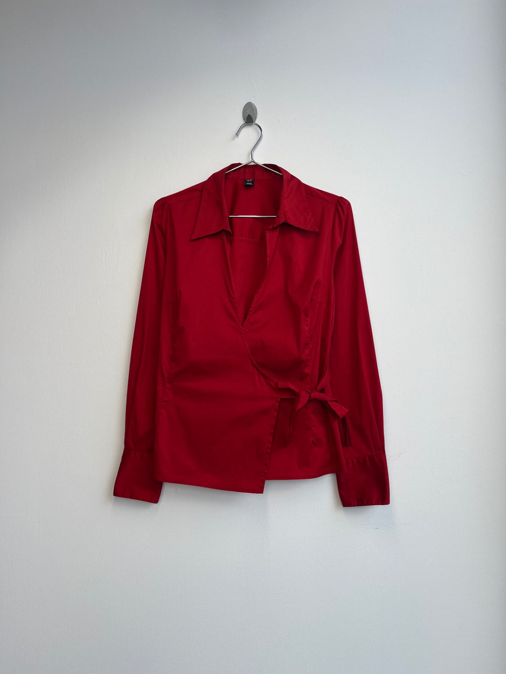 Red Wrap Shirt