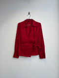 Red Wrap Shirt