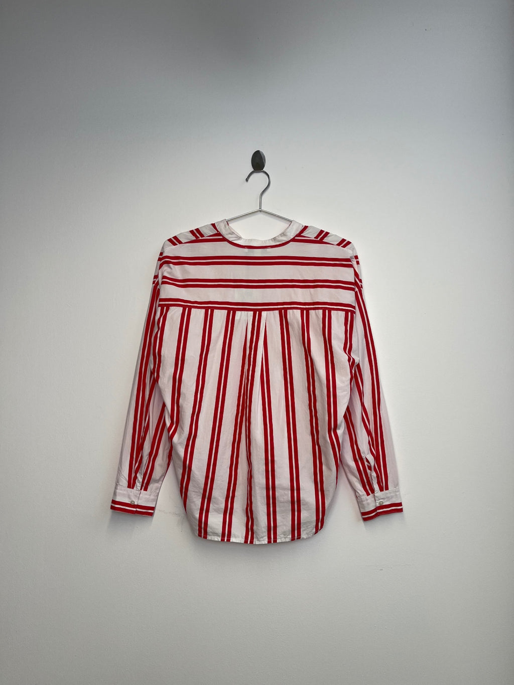 Esprit White & Red Stripe Shirt