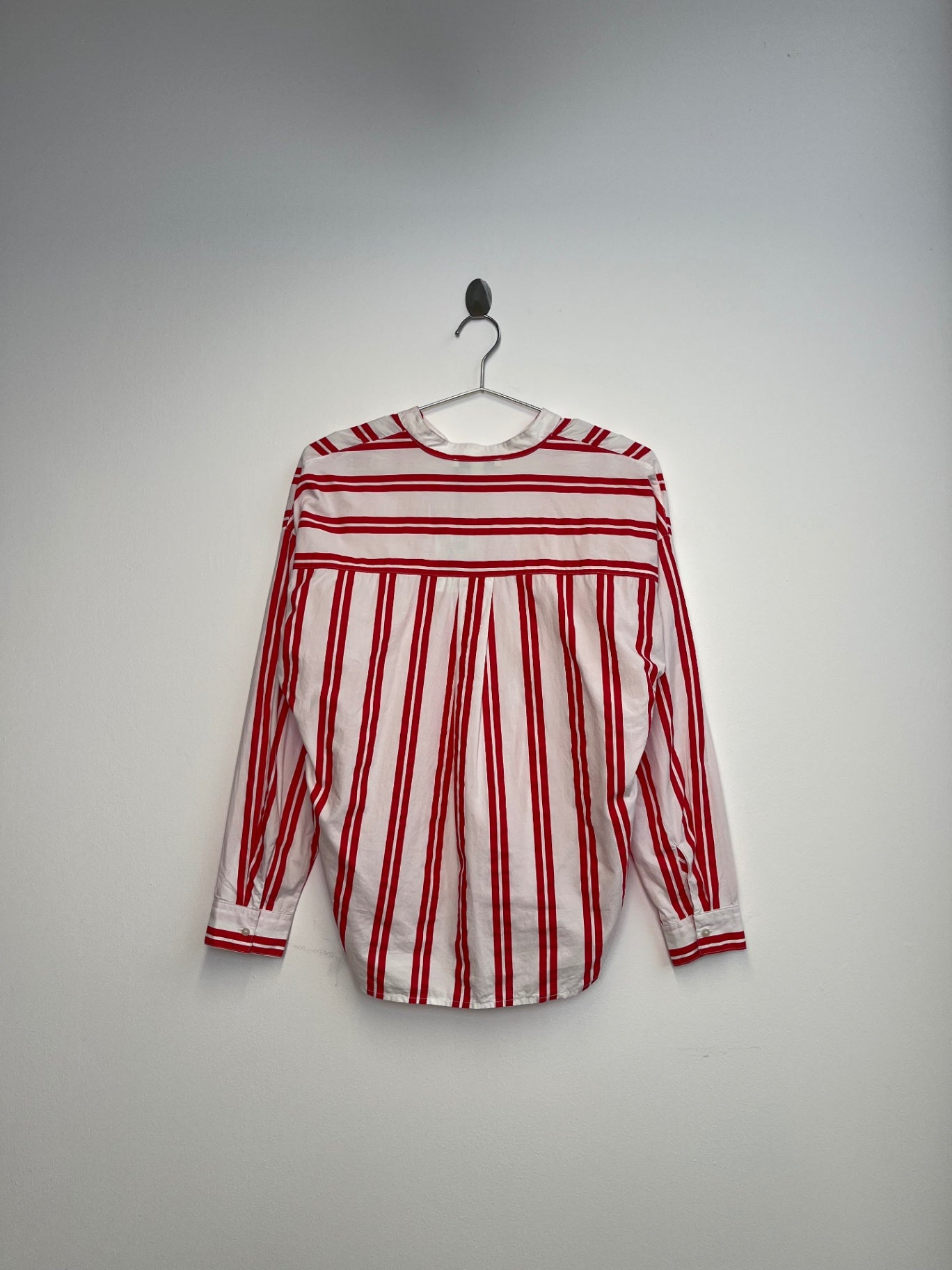 Esprit White & Red Stripe Shirt