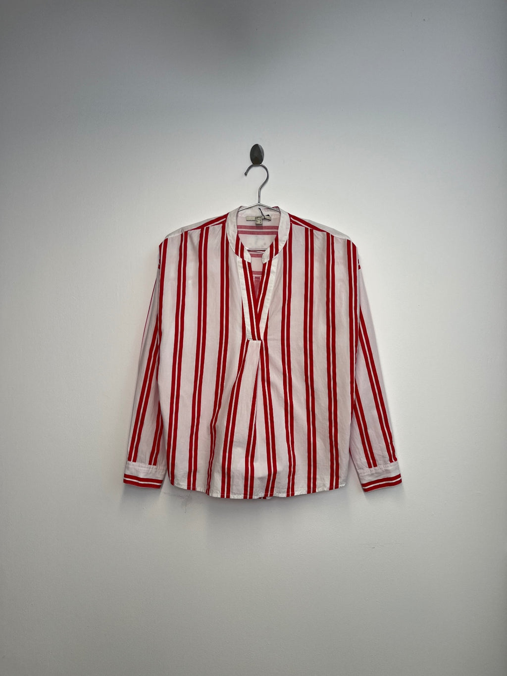 Esprit White & Red Stripe Shirt