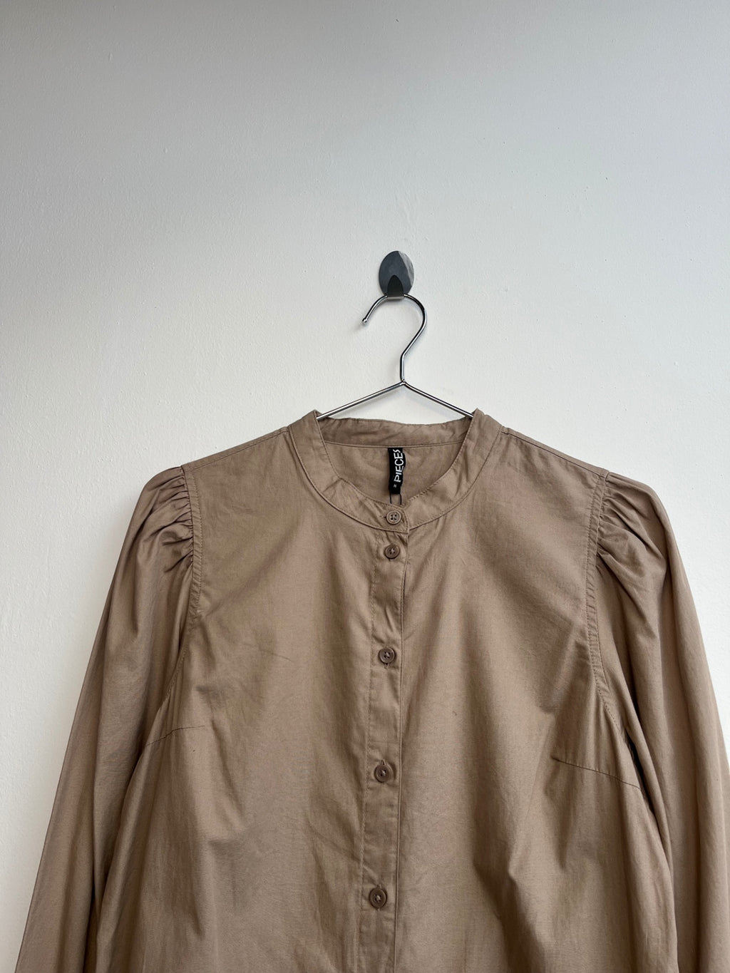 Pieces Brown Long Shirt