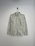 Green Polka Dot Blouse
