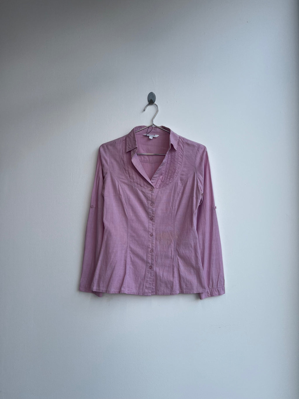 Pink Pintuck Shirt